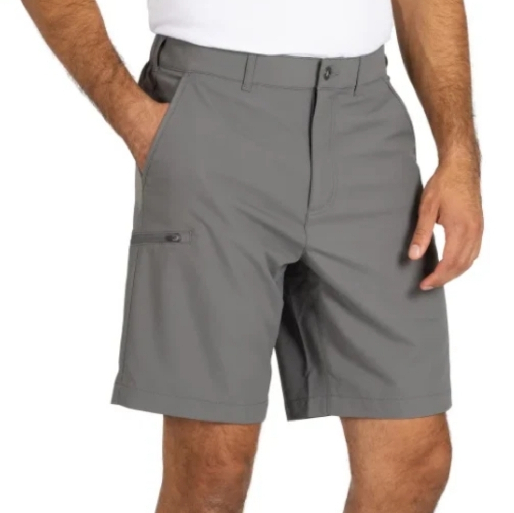 Men's Gerry Tech Short Stretch UPF 30+ Gray Size 40 NWT